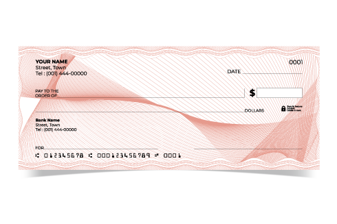 Bank check-design