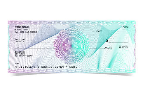 Bank check-design