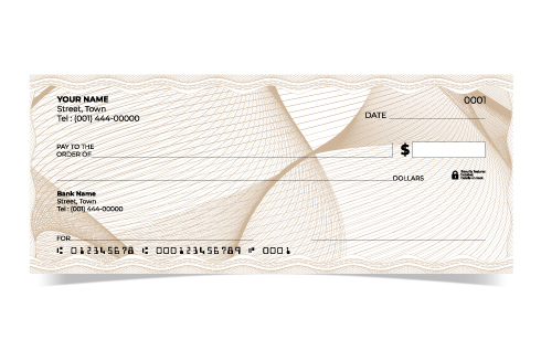 Bank check-design